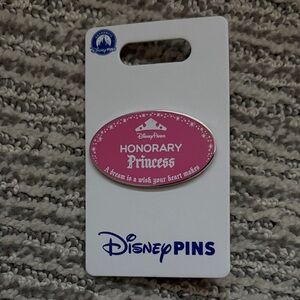 Disney Pink "Honorary Princess" Pin